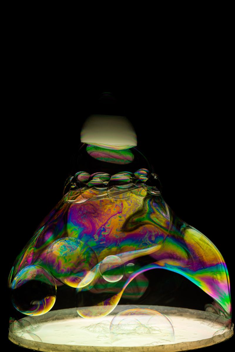 Bulles — photographie de Samten Norbù