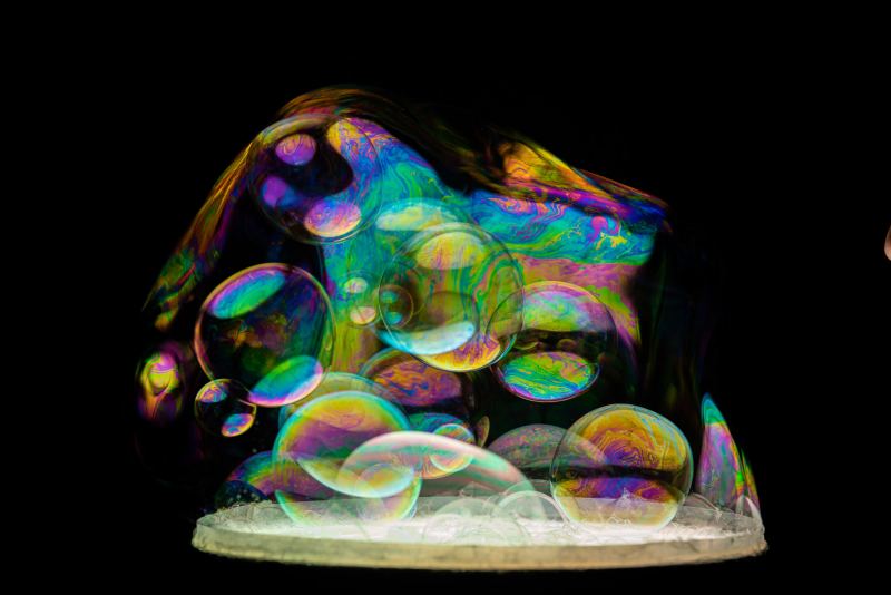Bulles — photographie de Samten Norbù