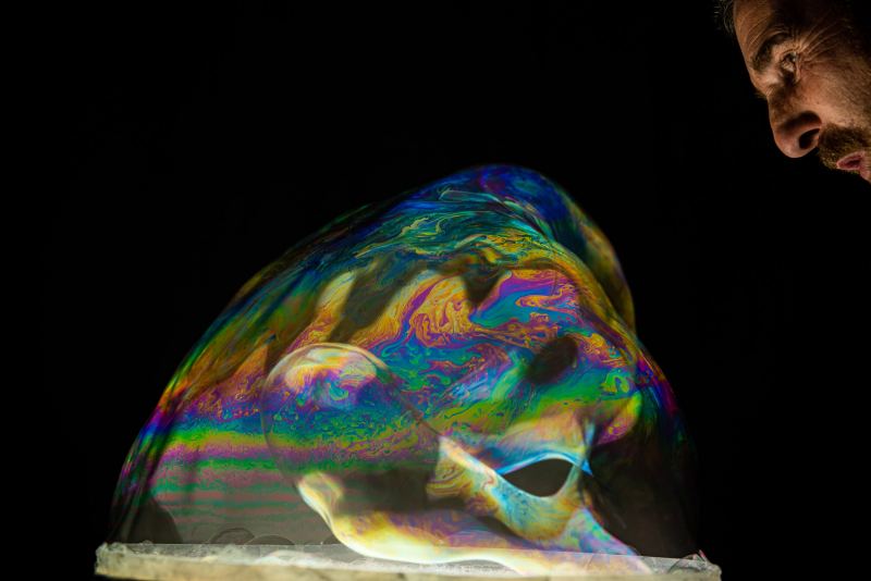 Bulles — photographie de Samten Norbù
