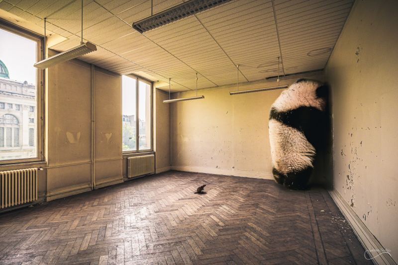 Lieux abandonnés, mais habités (TNS Strasbourg) — photographie de Samten Norbù
