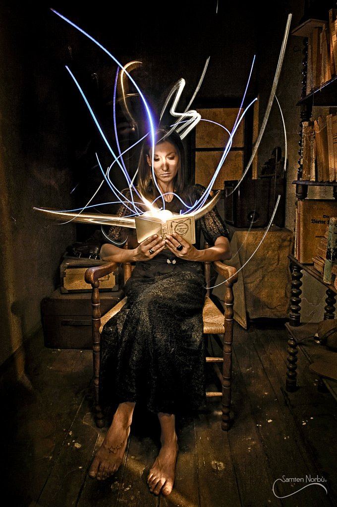 Lightpainting — photographie de Samten Norbù