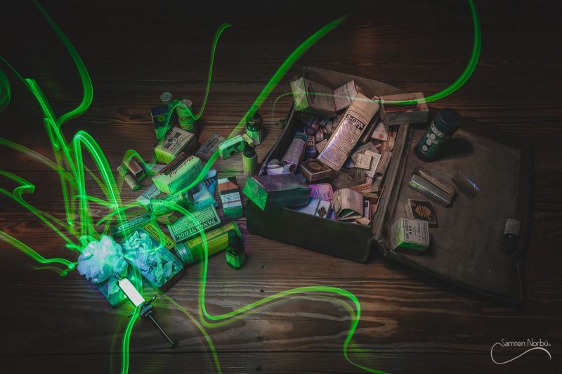 Lightpainting — photographie de Samten Norbù