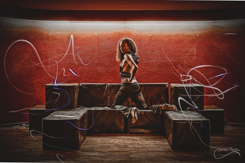 Lightpainting — photographie de Samten Norbù