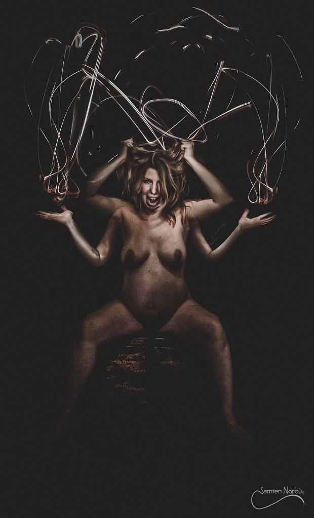 Lightpainting — photographie de Samten Norbù
