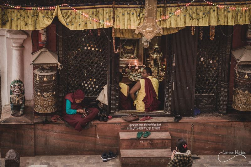 Nepal - Katmandou — photographie de Samten Norbù