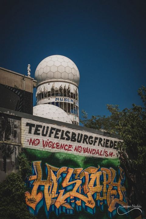 Teufelsberg Abhörnstation — photographies de Samten Norbù
