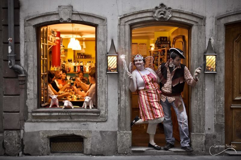 Un café à Strasbourg — photographie de Samten Norbù