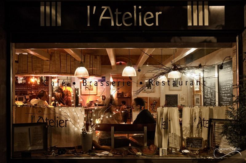 Un café à Strasbourg — photographie de Samten Norbù