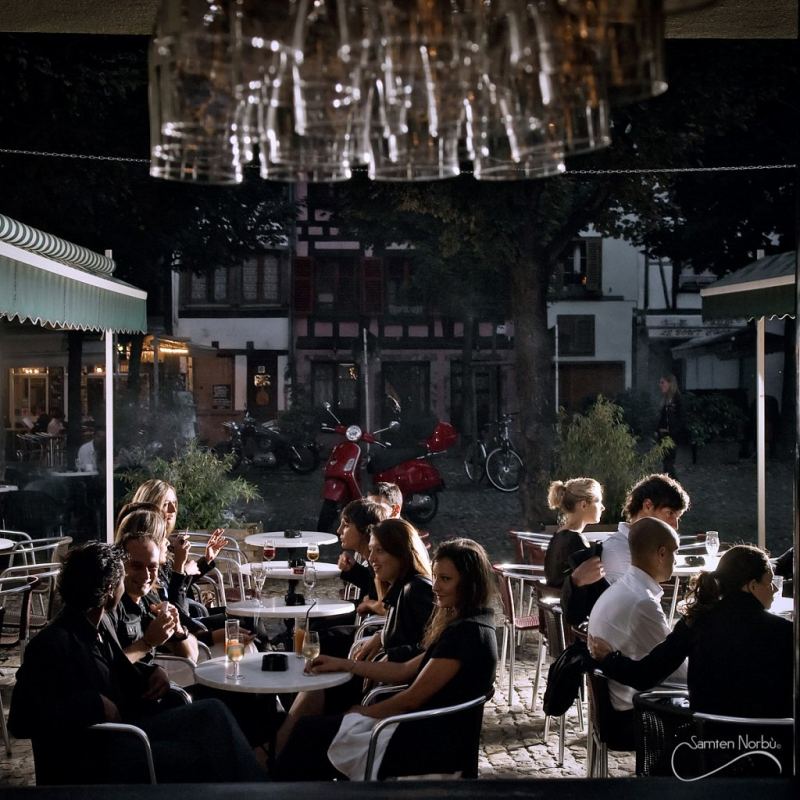 Un café à Strasbourg — photographie de Samten Norbù